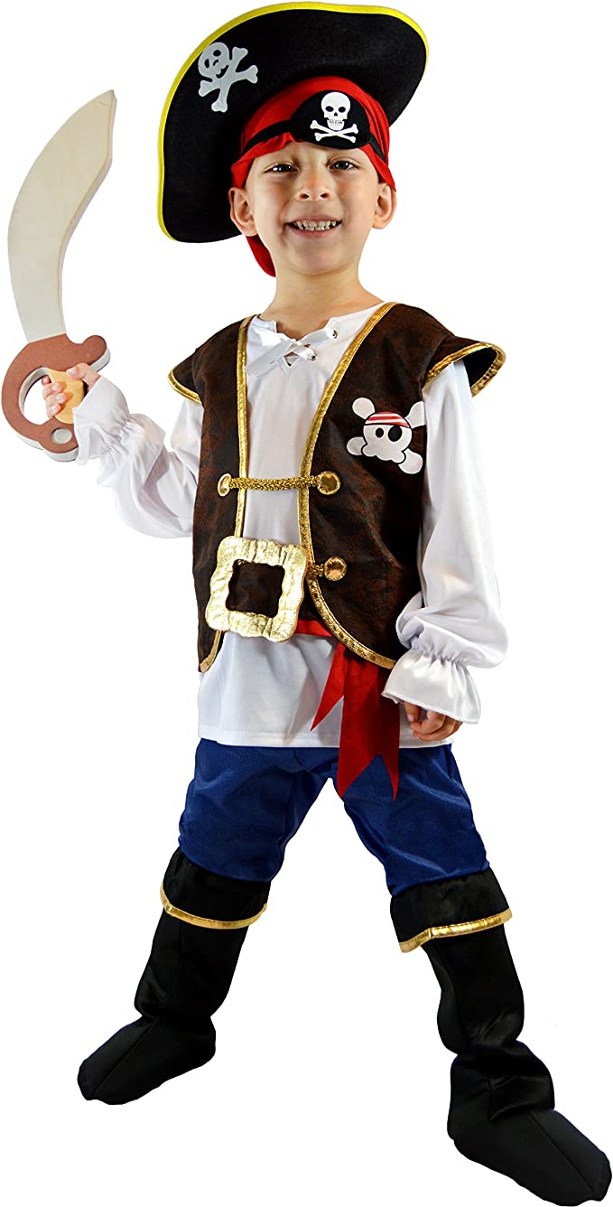 Disfraz Pirata con Accesorios (3-4)