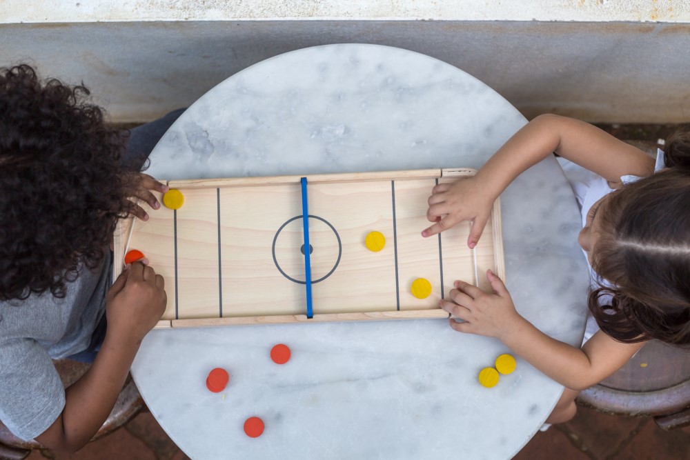 Plan Toys 2-In-1 Shuffleboard